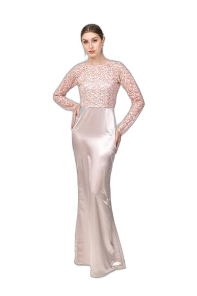 Women's Designer Bridesmaid Satin Maxi Sleeveless Dress || Full Neck Stylish Dress for Women & Girls || One Piece Western Model Dress