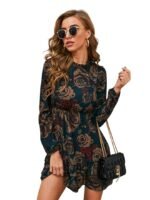 Summer Dresses for Women – Short One Piece A-Line Midi Dress | Lightweight Vacation Wear & Daily Casual Outfit（Green）
