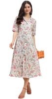 Women's Western Dress Floral Printed Casual Dress