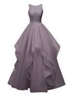 Women Wedding Dress(Grey)