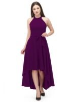 Women Casual Dress（Wine）