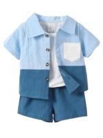 Stylish Boys Coords Dress Set | Printed Shirts and Shorts for Kids Clothes