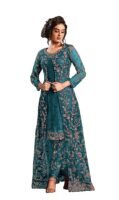 Women's Anarkali Long Gown(Green)